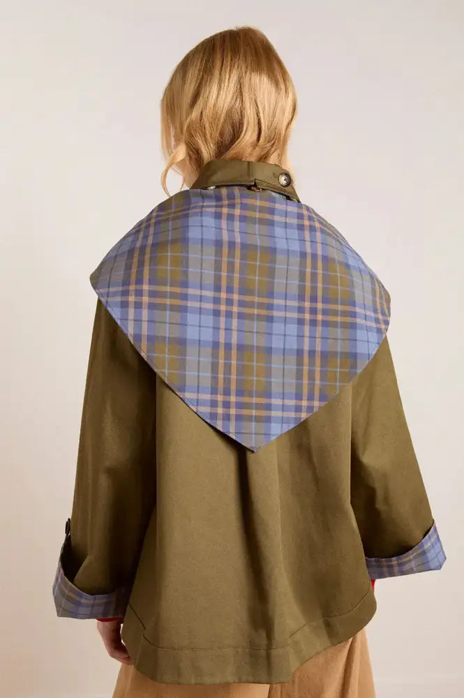 Damson Madder Jerry Olive Reversible Trench Coat