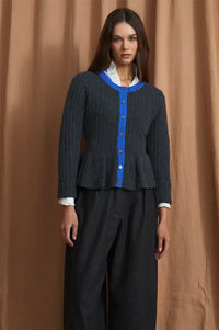 Sophie + Lucie Leila Grey Knitted Cardigan