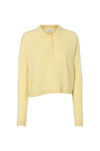 Basic Apparel Selem Sunlight Knitted Polo Sweater - The Mercantile London