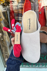 Good News Frankie Grey Mules - The Mercantile London