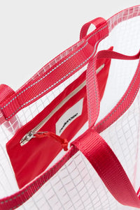 Bellerose Hilyao Red Ripstop Handbag - The Mercantile London
