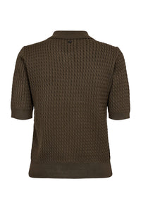 Numph Alette Sea Moss Polo Top