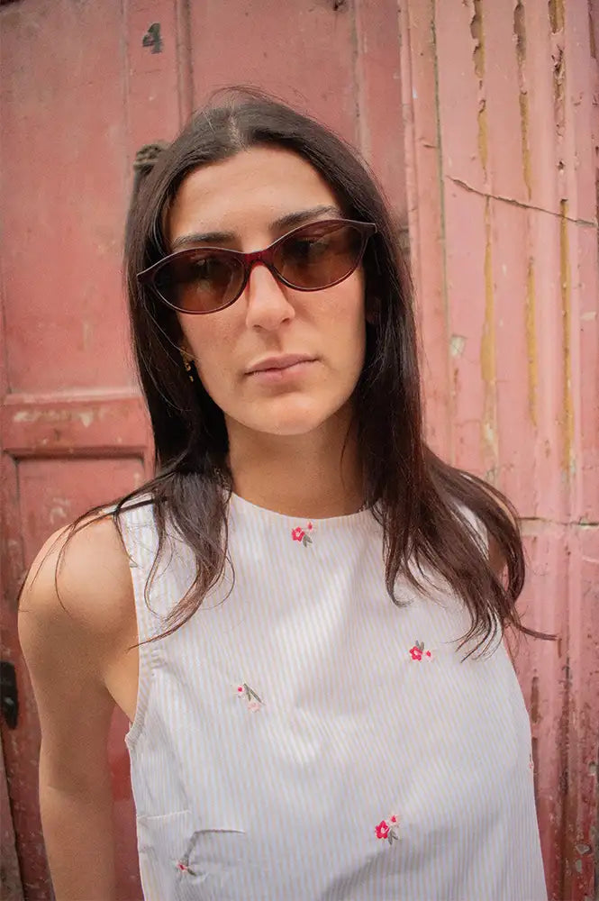 Eco Shades Dahl Red Sunglasses - The Mercantile London