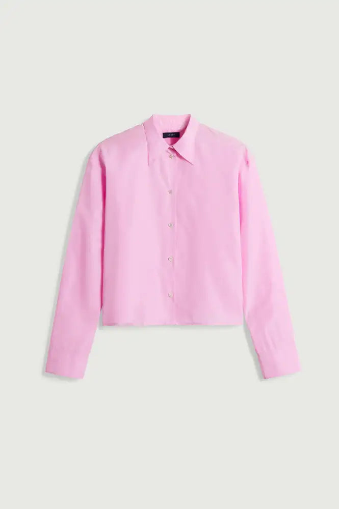 Soeur Jeanne Rose Silk Taffeta Shirt