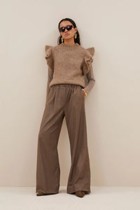 By-Bar Fossy Spencer Biscuit Melee Sleeveless Knit