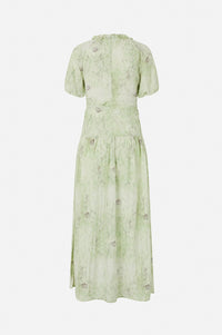 Baum Und Pferdgarten Abelline Distorted Green Dress - The Mercantile London