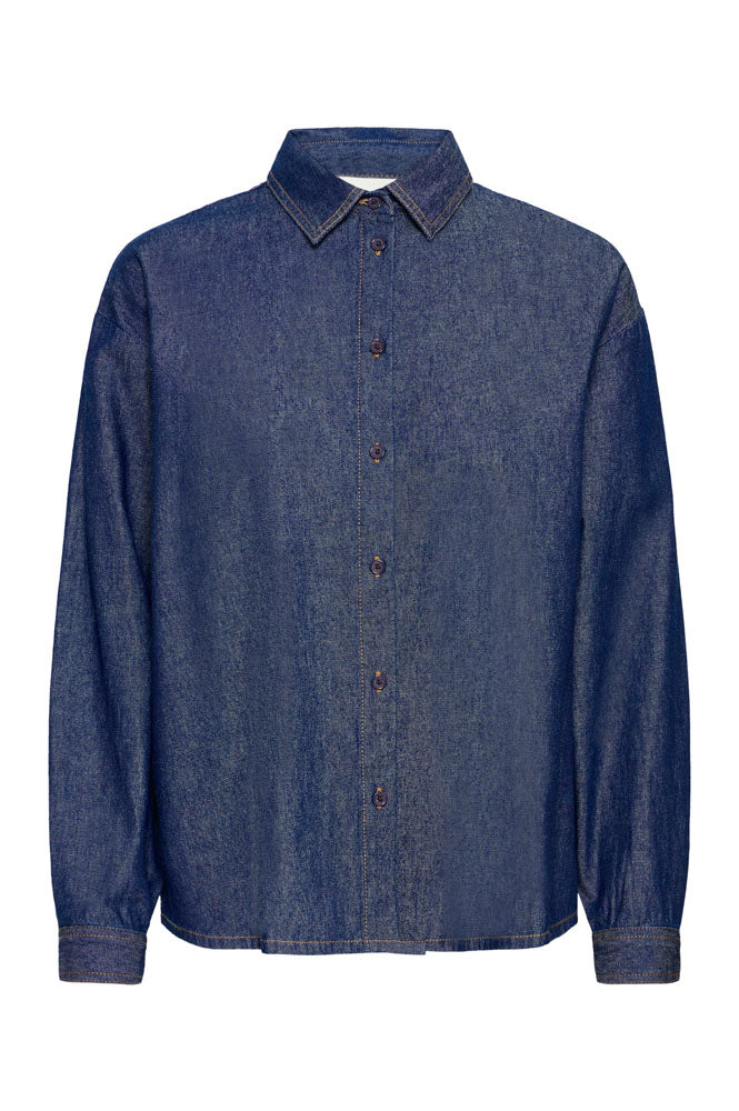 ICHI Archer Indigo Shirt