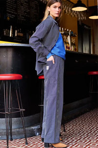 A.P Blue Striped Carpenter Trousers