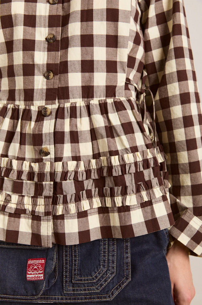 Damson Madder Madison Butter Gingham Blouse