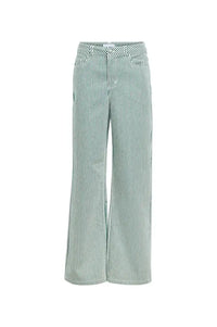 Object Sanni Botanical Striped Jeans - The Mercantile London