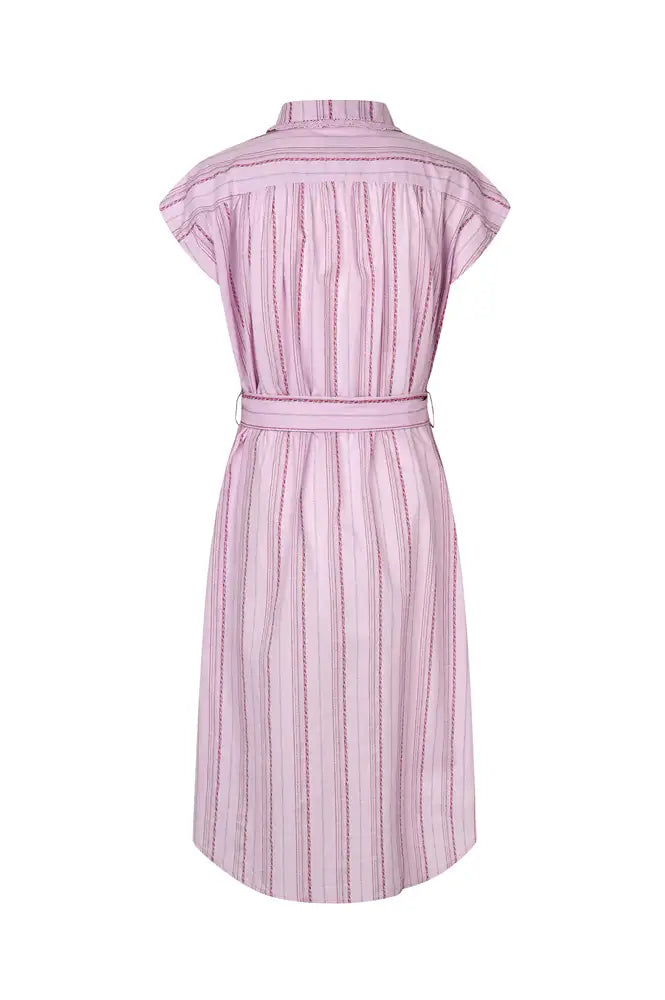 Lolly's Laundry Bey Lilac Stripe Shirt Dress - The Mercantile London