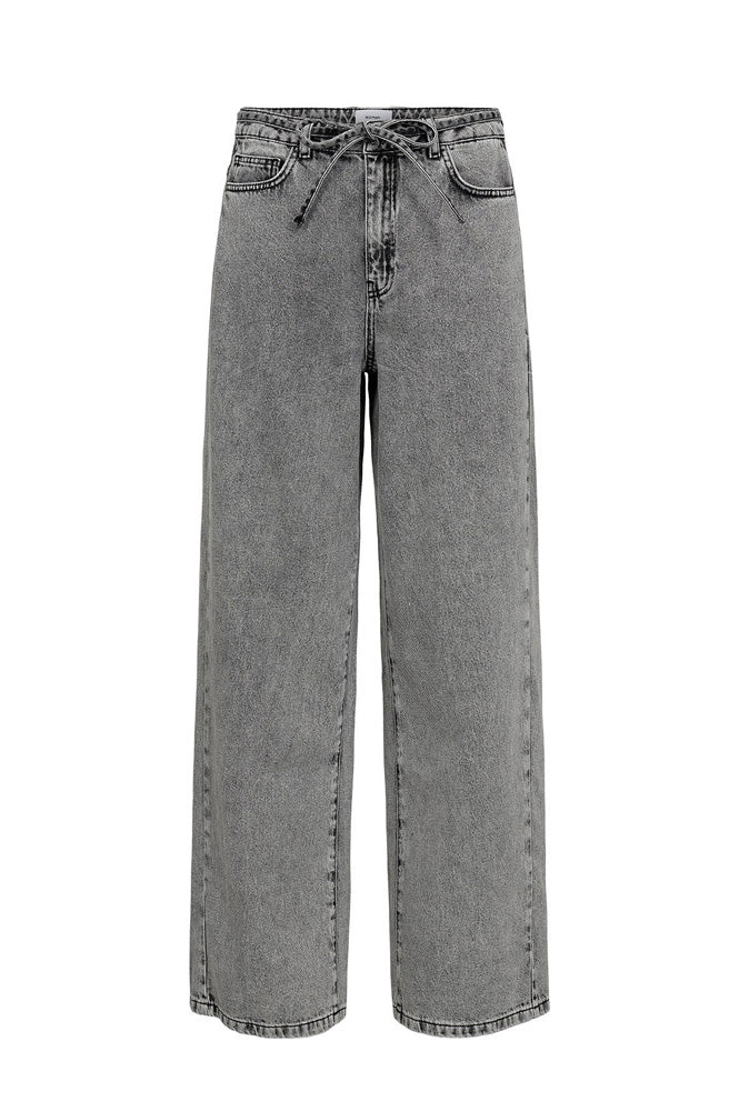 Numph Brooklyn Light Grey Denim Jeans - The Mercantile London