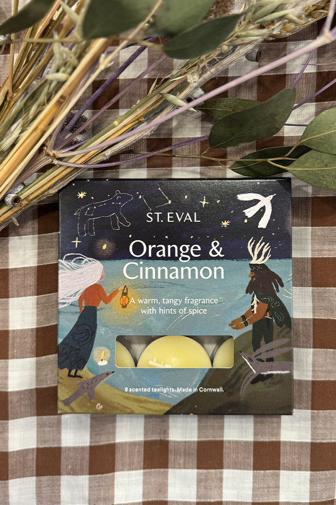St. Eval Orange & Cinnamon Scented Tealights - The Mercantile London