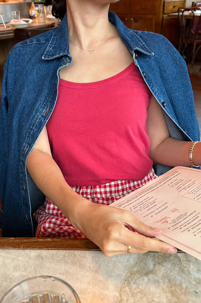 Le Bon Shoppe Dana Red Pepper Cami - The Mercantile London