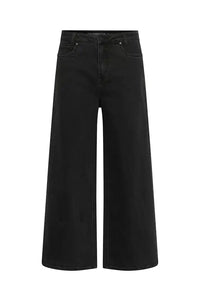 My Essential Wardrobe Alma Dark Wash Wide Leg Jeans - The Mercantile London