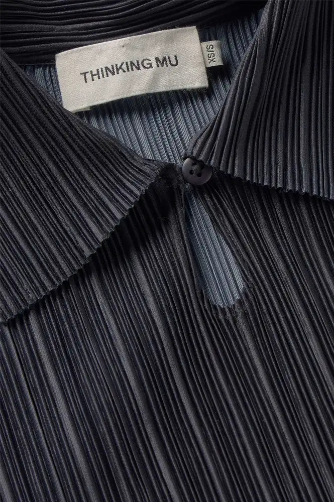 Thinking Mu Whisper Agostina Pleated Top - The Mercantile London