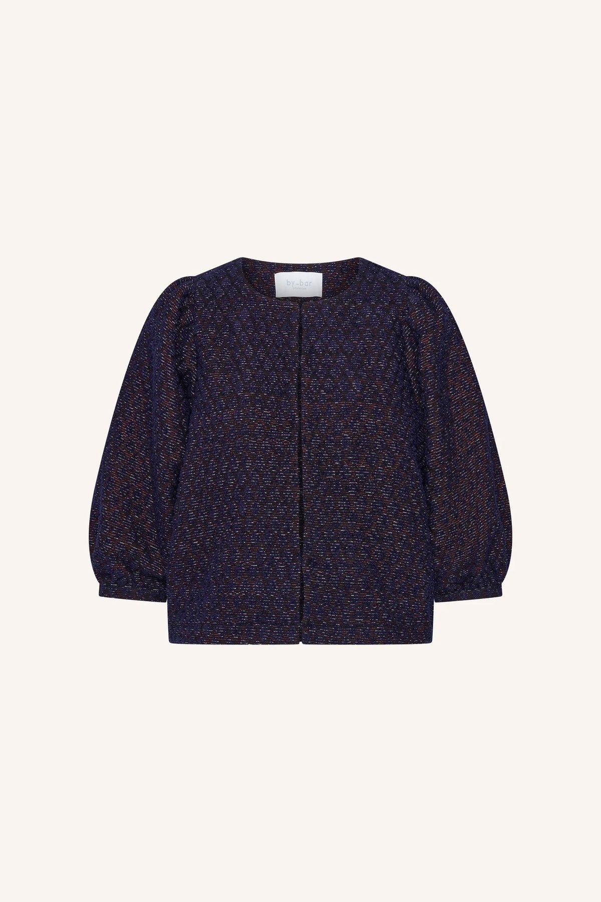 By-Bar Mauri Diamond Check Sparkle Blouse