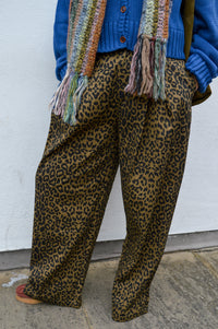 Lolly's Laundry Zola Leopard Print Trousers - The Mercantile London