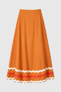An'ge Roline Gold Ric Rac Skirt