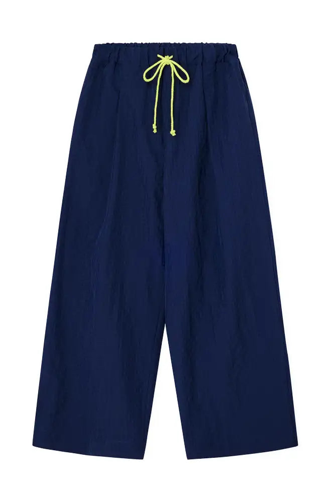 Dr Bloom Beso Navy Checkered Trousers - The Mercantile London