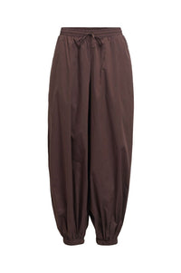 Object Paige Seal Brown Harem Trousers