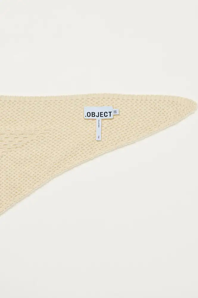 Object Goody Cloud Dancer Crochet Scarf - The Mercantile London