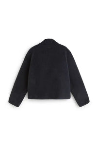Thinking Mu Kourtney Navy Shearling Jacket - The Mercantile London