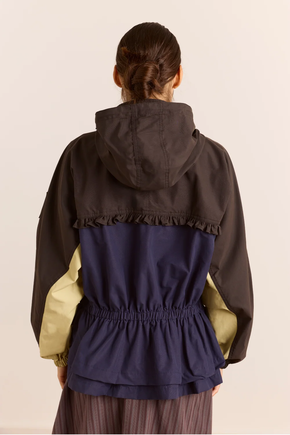 Damson Madder Athena Navy Sage Raincoat
