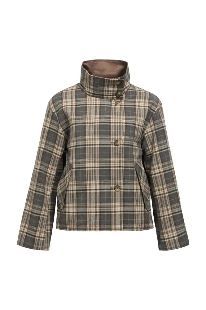 Object Gro Grey Checked Reversible Jacket