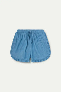 Compania Fantastica Light Blue Chambray Shorts