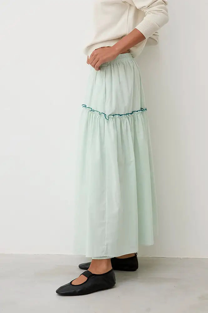 Diarte Bola Mint Green Skirt - The Mercantile London