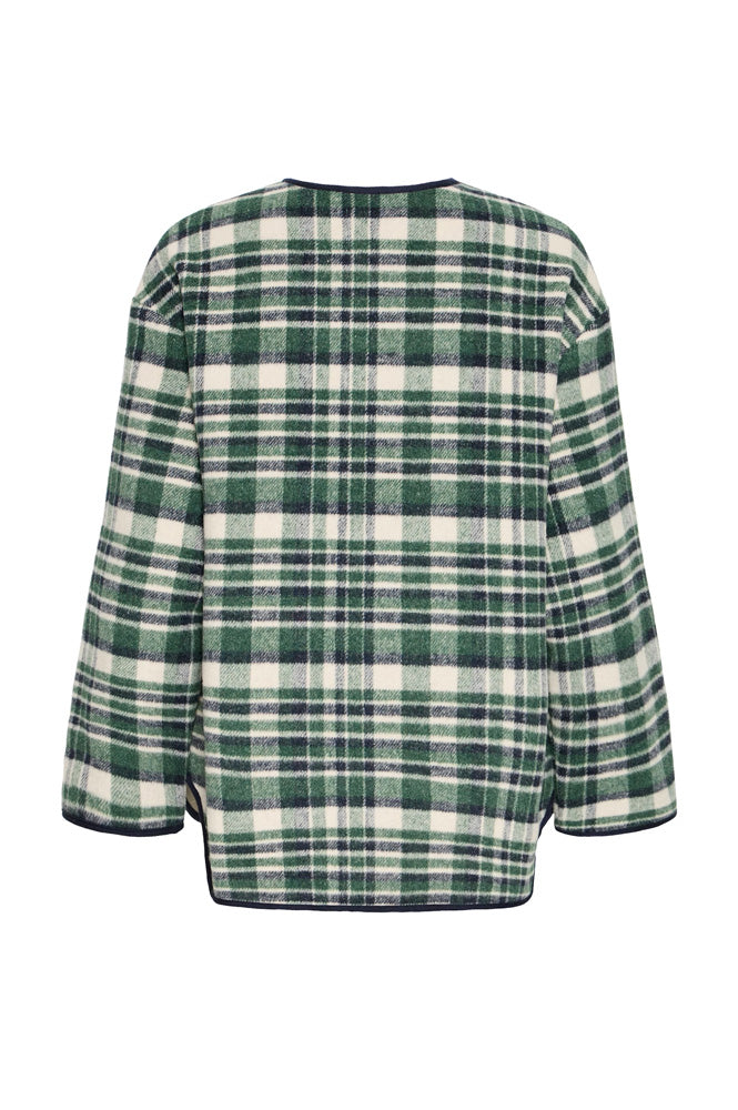 ICHI Johanna Pineneedle Checkered Jacket