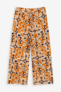 Grace & Mila Varsy Cognac Print Trousers - The Mercantile London