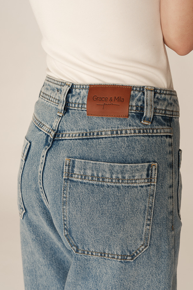 Grace & Mila June Light Blue Jeans - The Mercantile London