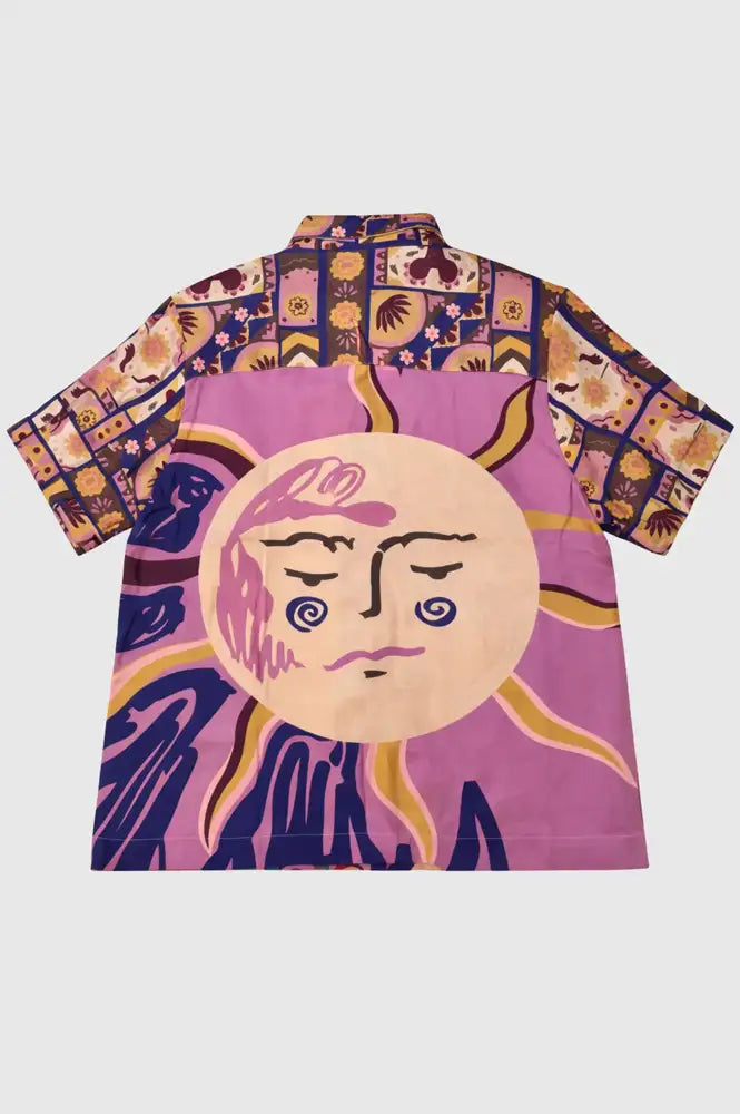 An'ge Shanone Patchwork Printed Shirt - The Mercantile London