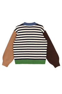 L.F. Markey Eval Cornwall Striped Cardigan