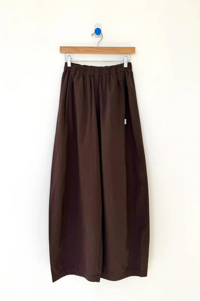 Le Bon Shoppe Dark Brown Parachute Pants