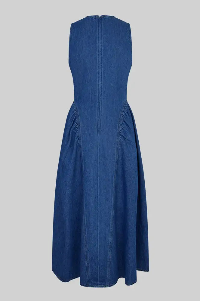 Second Female Lukana Denim Dress - The Mercantile London