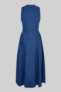 Second Female Lukana Denim Dress - The Mercantile London