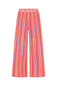 ICHI Libella Multi Stripe Pants - The Mercantile London