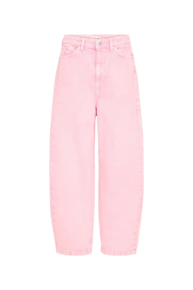 ICHI Avena Cameo Pink Jeans - The Mercantile London