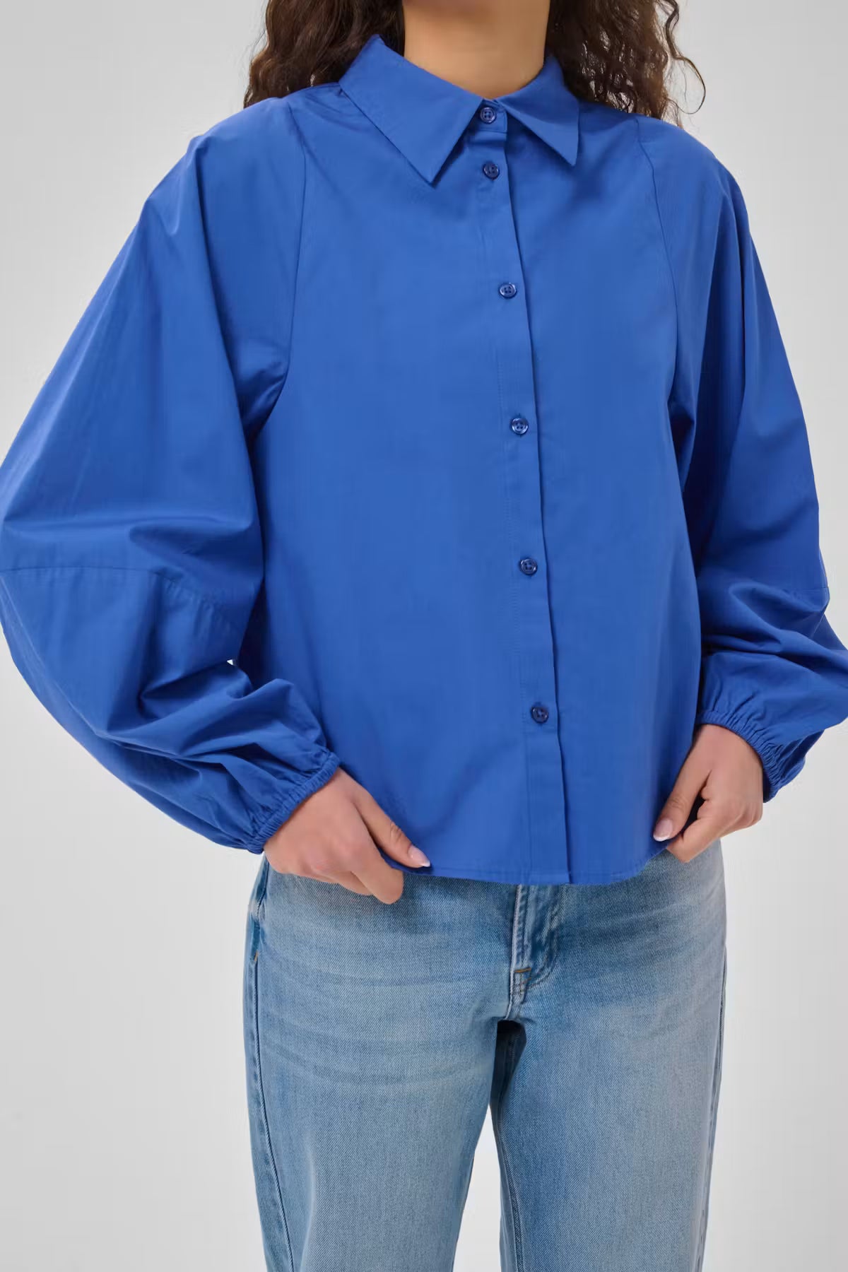 My Essential Wardrobe Sunna Beaucoup Blue Shirt