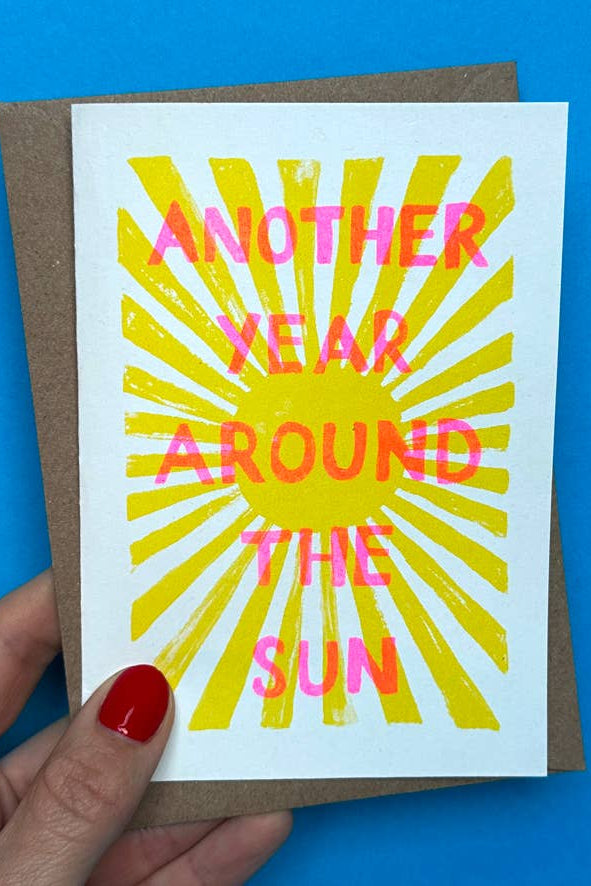 House of Payne Around The Sun Birthday Card