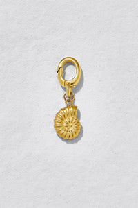 Nautilus Gold Shell Charm - The Mercantile London