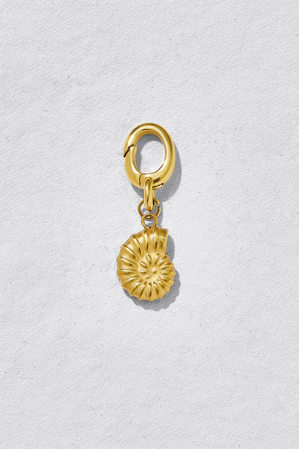 Nautilus Gold Shell Charm - The Mercantile London