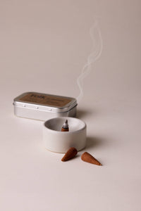 FieldDay Forage Incense Cones Tin - The Mercantile London