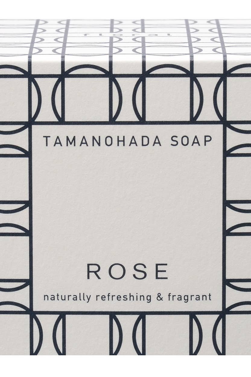 Tamanohada Rose Round Soap - The Mercantile London