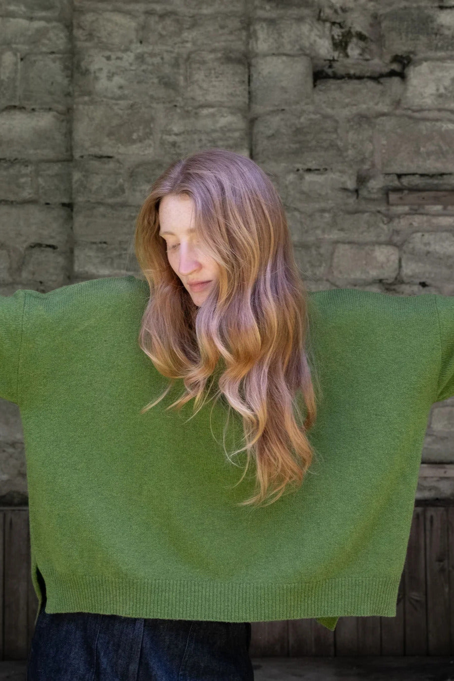 Bibico Layla Moss Green Jumper