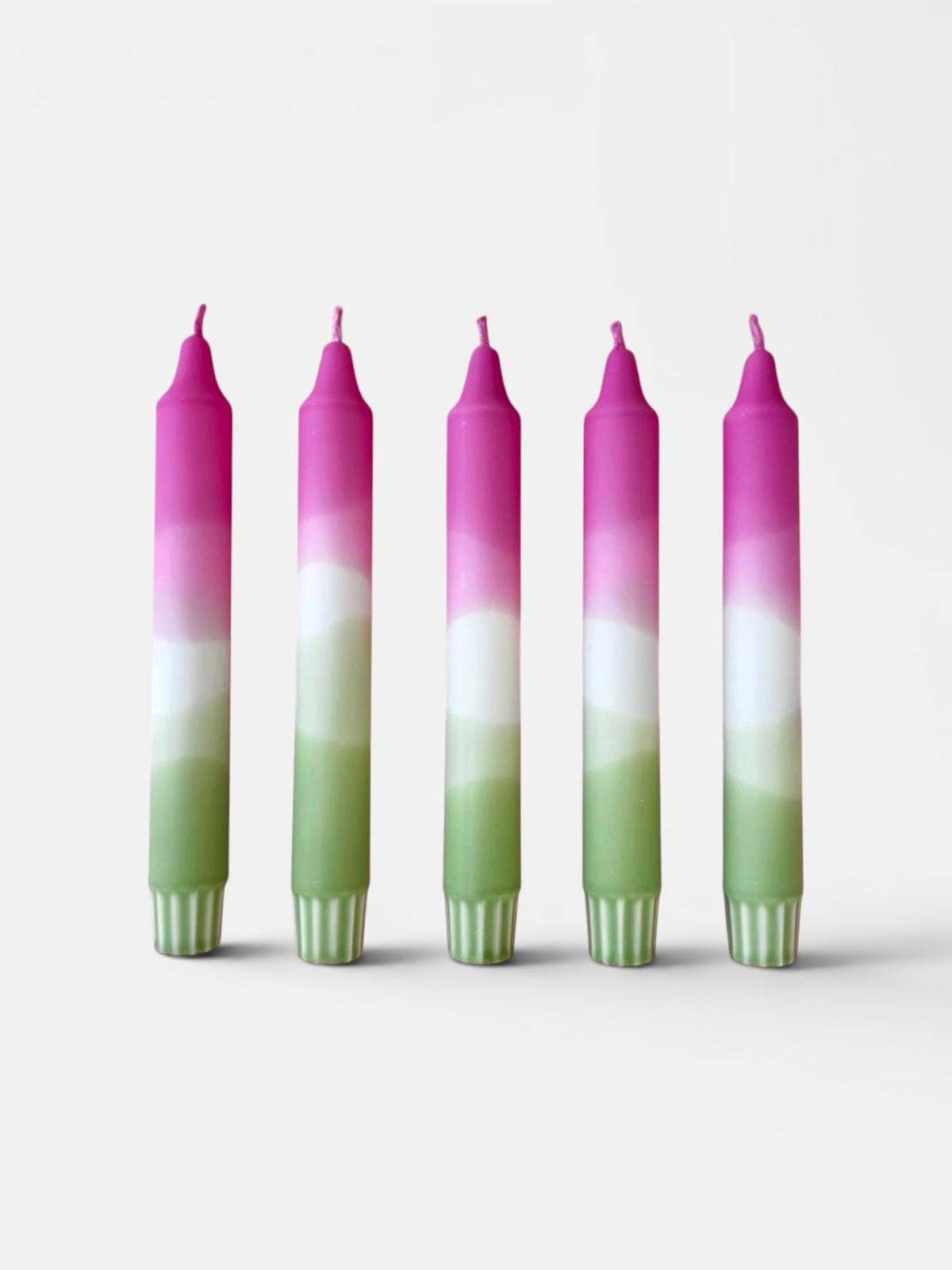 Florrie & Wren Strawberry Matcha Hand Dipped Candle