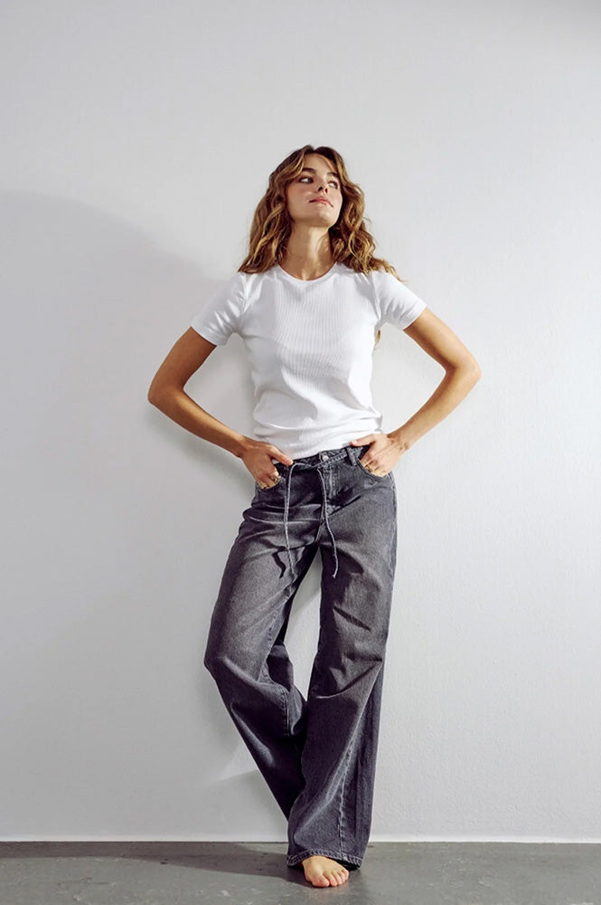 Numph Brooklyn Grey Denim Jeans